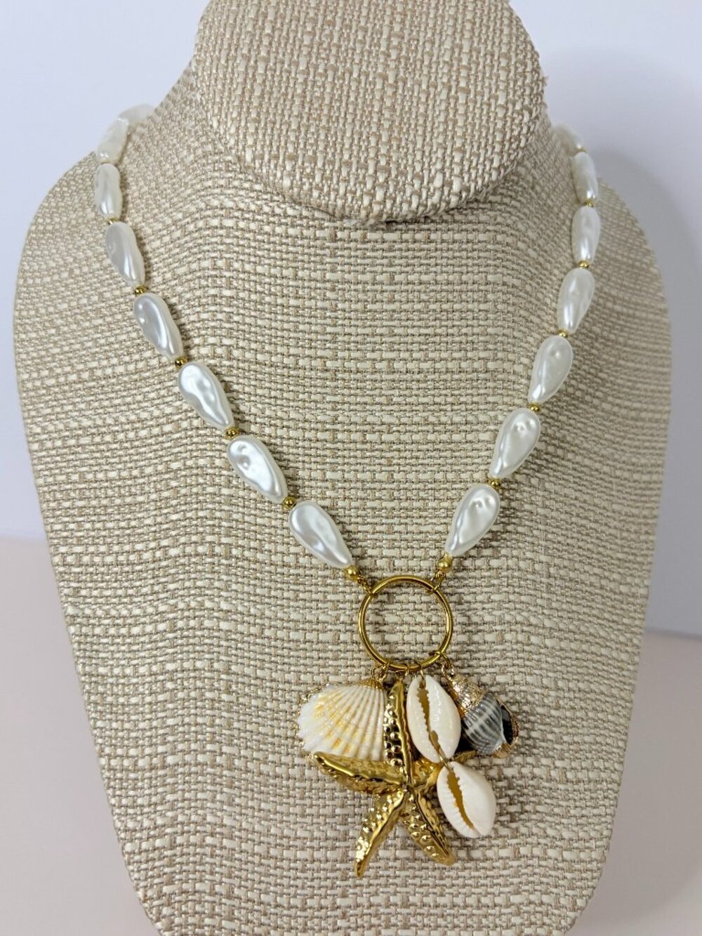 Ibiza Necklace | Stainless Steel | Summer Necklace | Natural Seashell